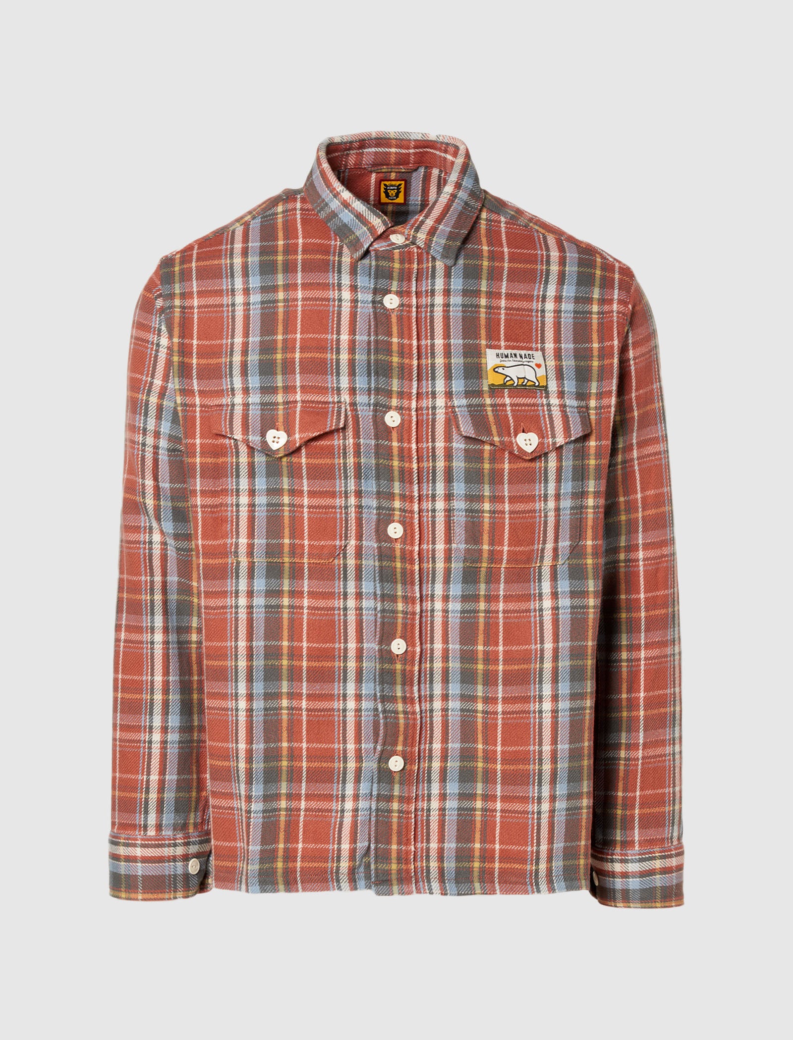 HUMAN MADE CHECK LONG SLEEVE SHIRT – A Ma Maniere