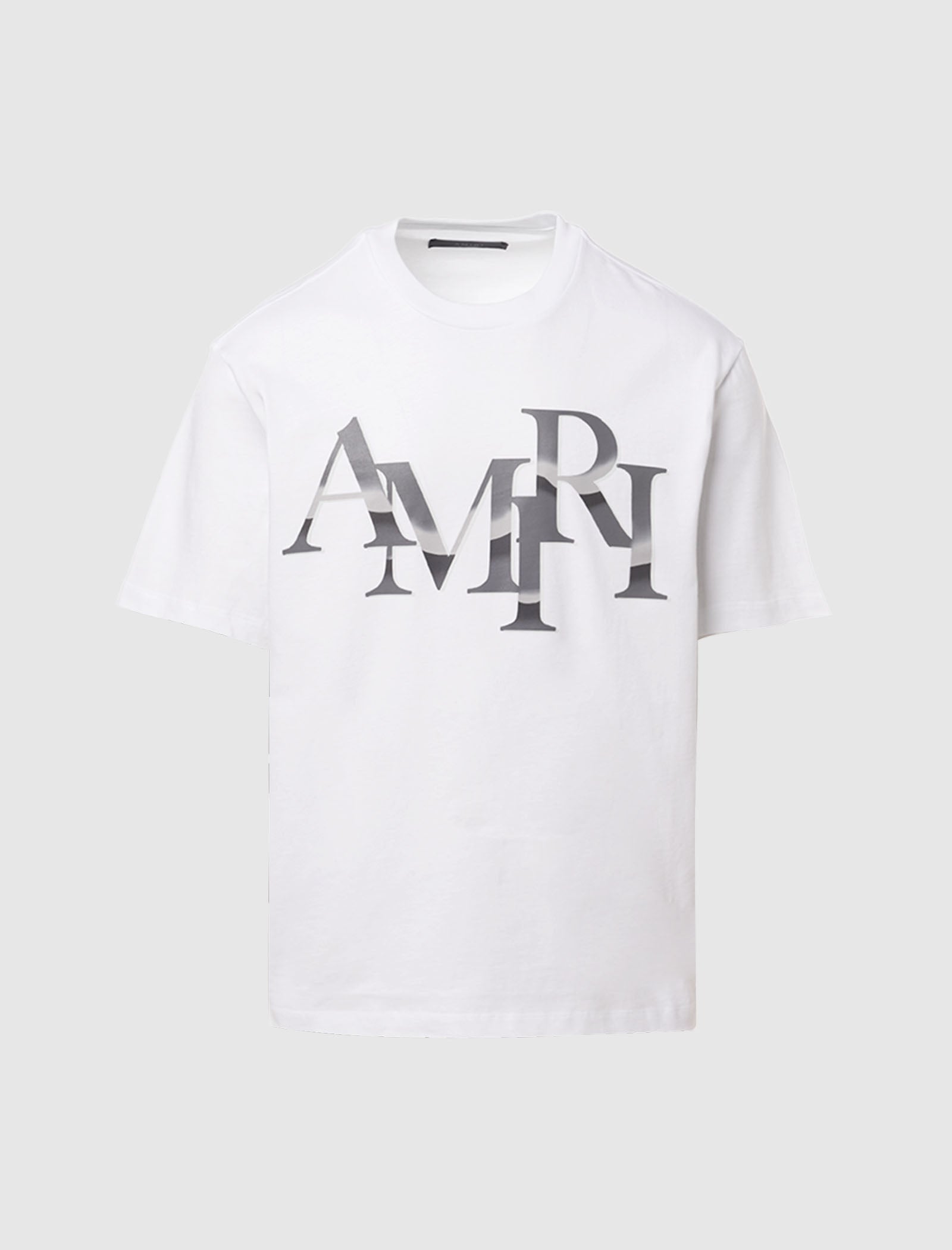 AMIRI STAGGERED CHROME TEE A Ma Maniere