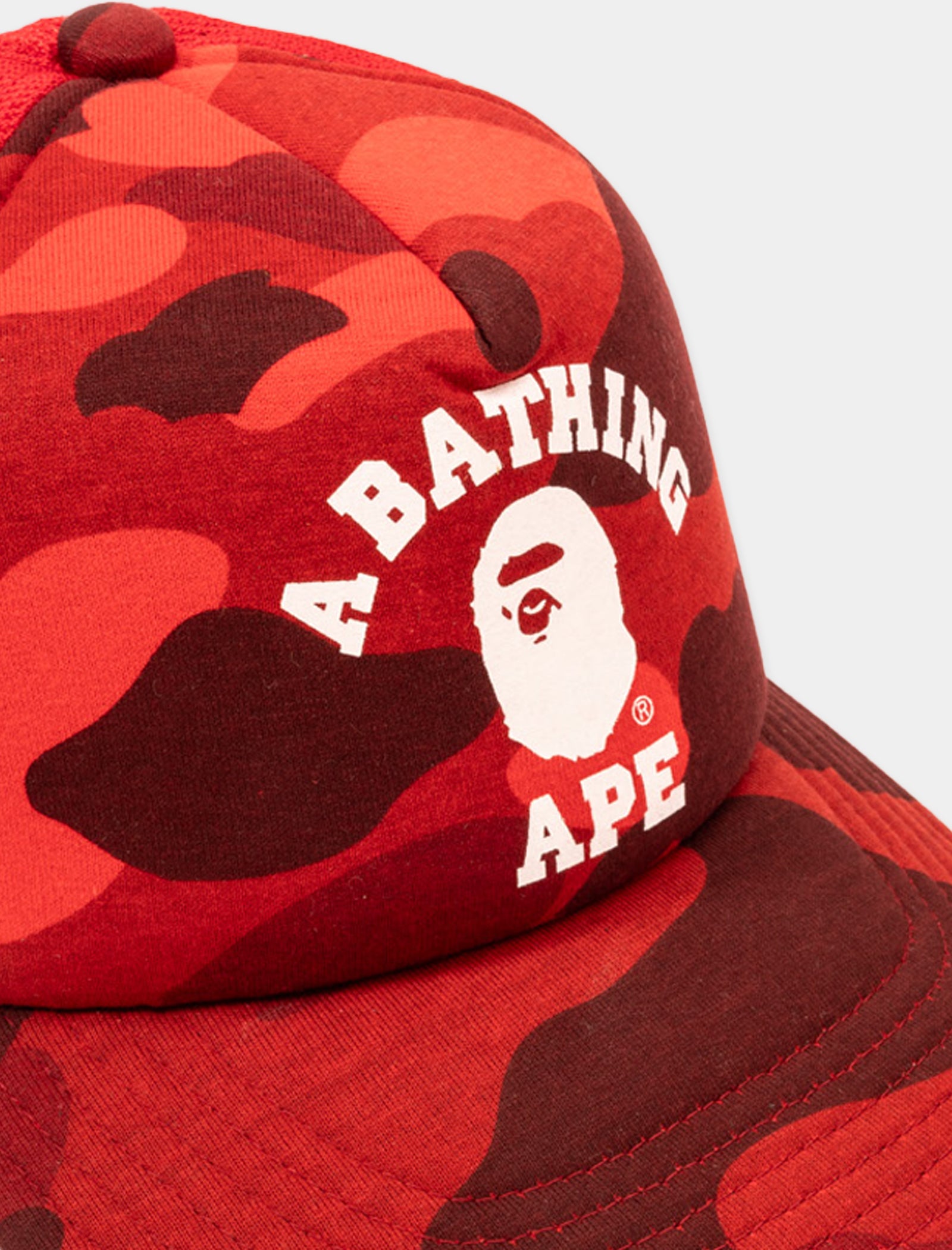 A BATHING APE CAMO COLLEGE MESH CAP – A Ma Maniere