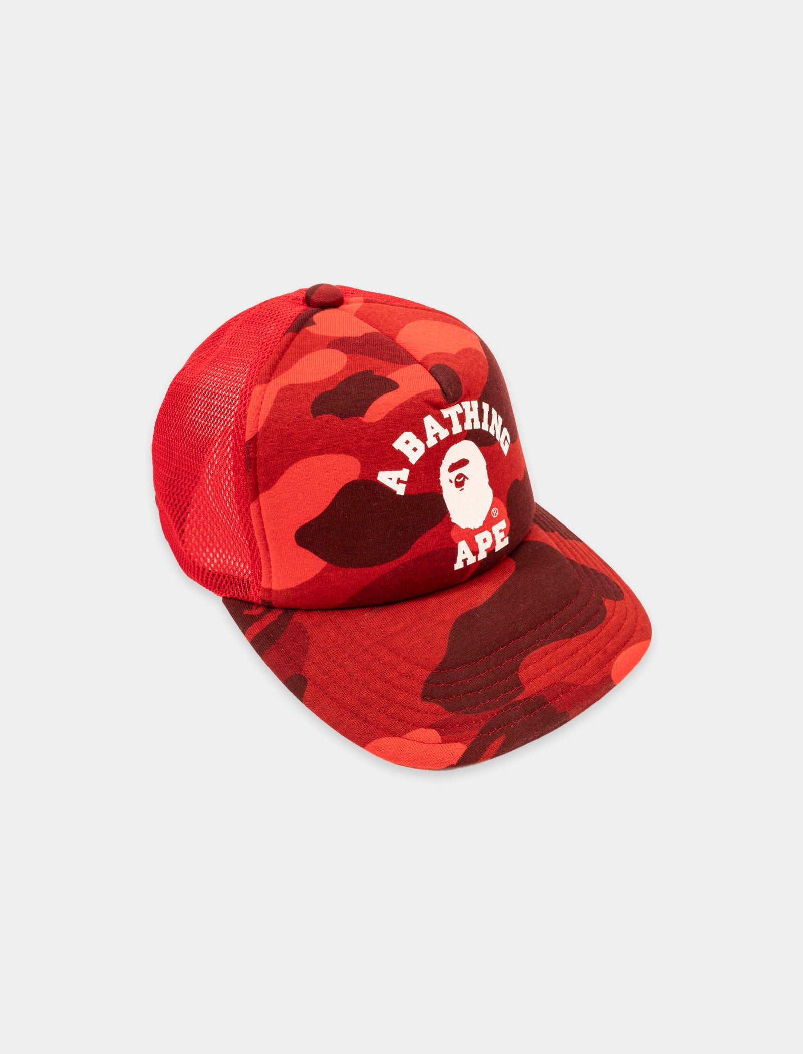 A BATHING APE CAMO COLLEGE MESH CAP – A Ma Maniere