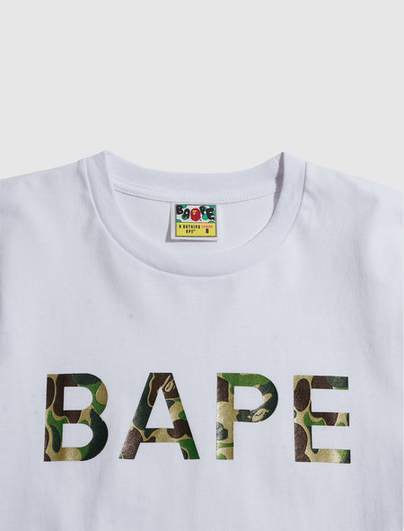 WOMEN'S GLITTER BAPE TEE