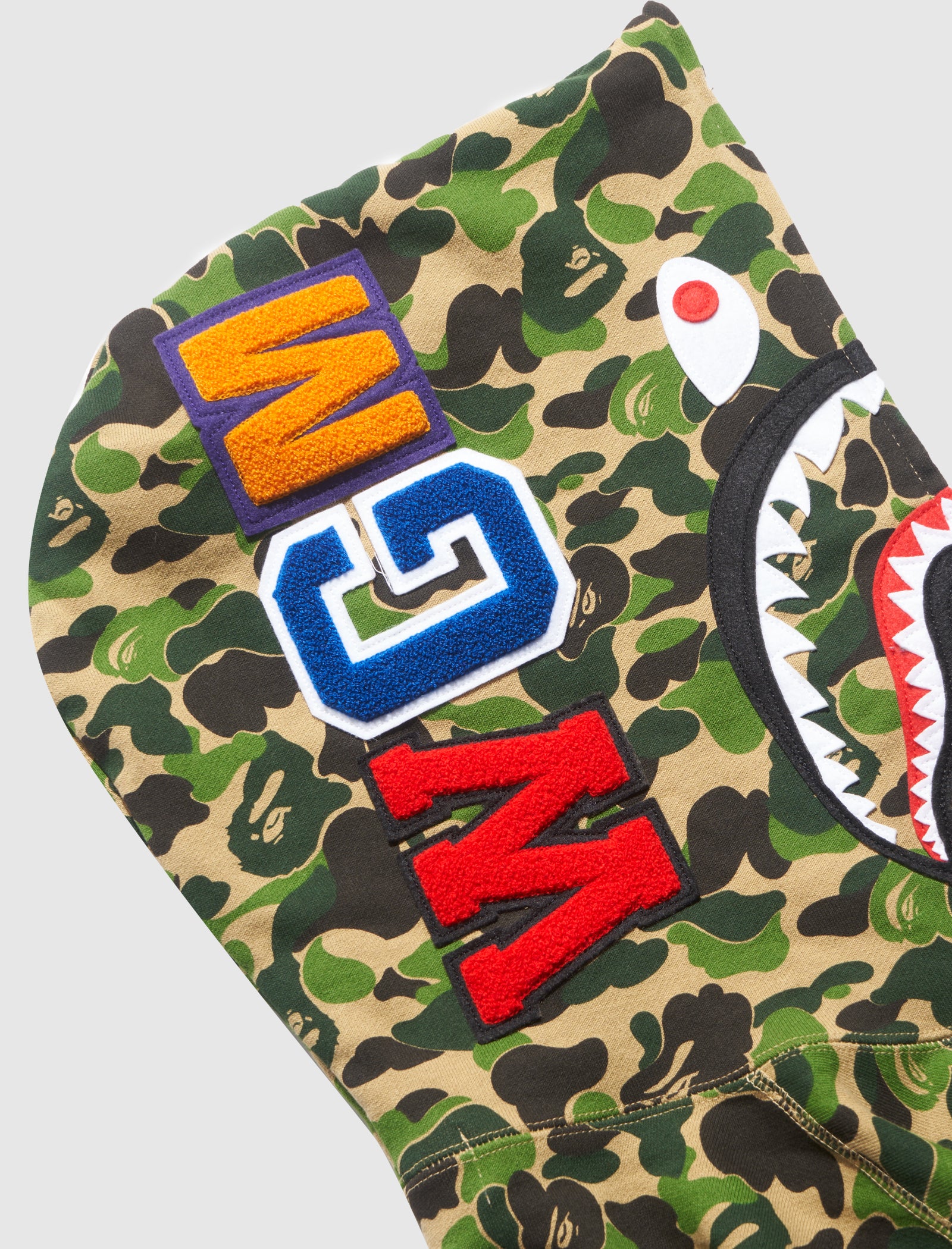 A BATHING APE ABC CAMO SHARK FULL ZIP HOODIE – A Ma Maniere