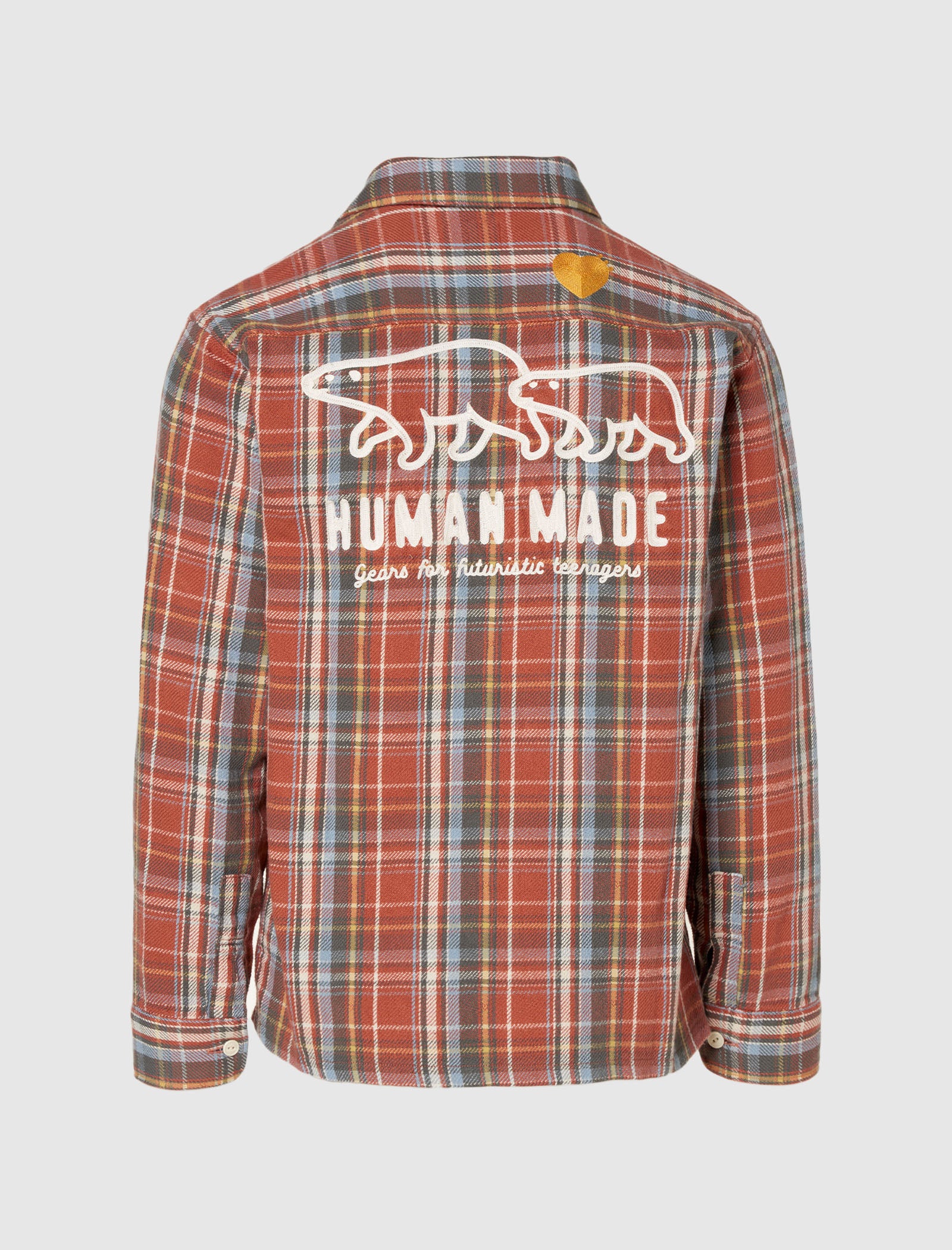 HUMAN MADE CHECK LONG SLEEVE SHIRT – A Ma Maniere