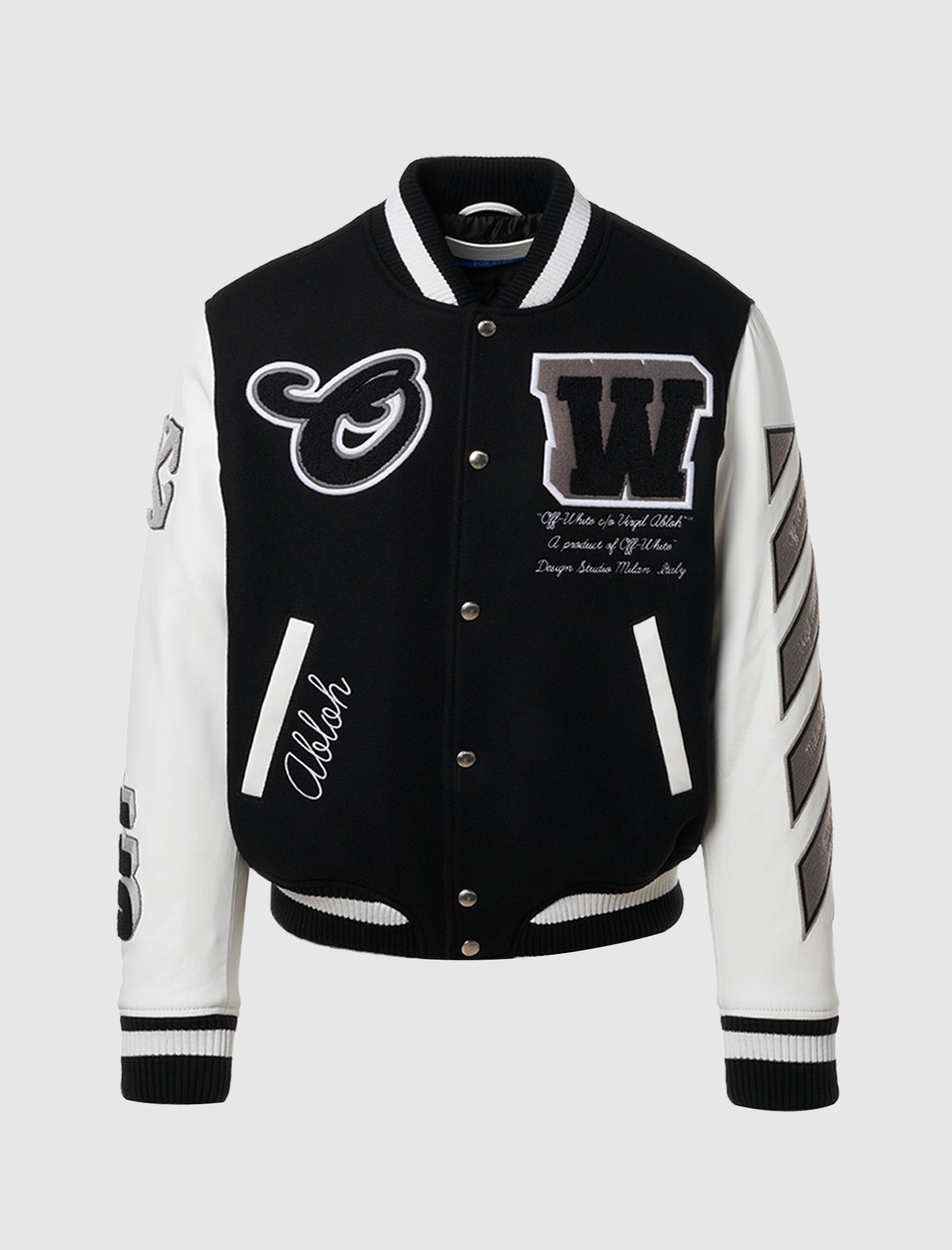 OFF-WHITE VARSITY JACKET – A Ma Maniere