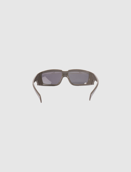 TRANSPARENT RECTANGULAR SUNGLASSES