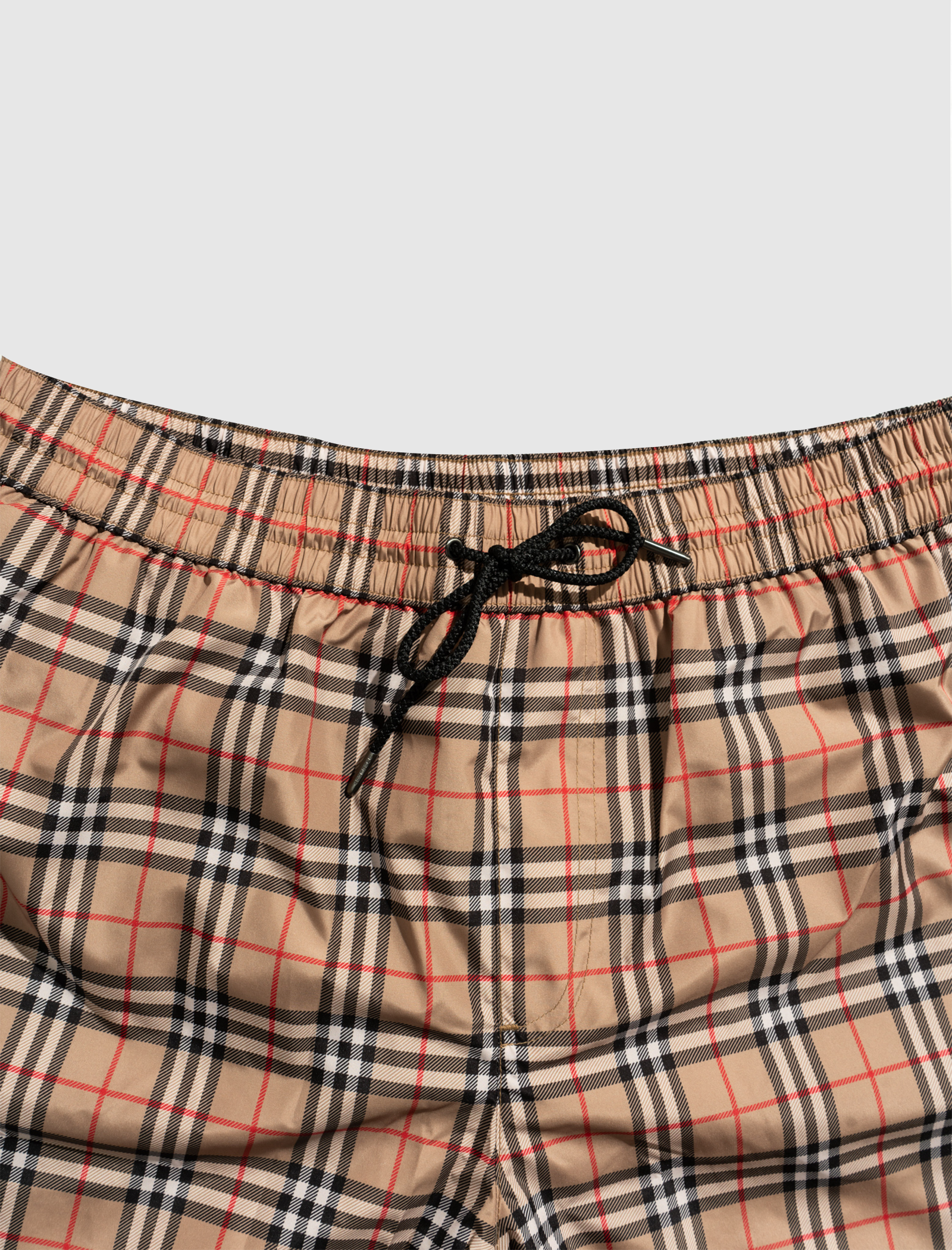 Guildes Vintage Check Swim Shorts in Beige - Burberry