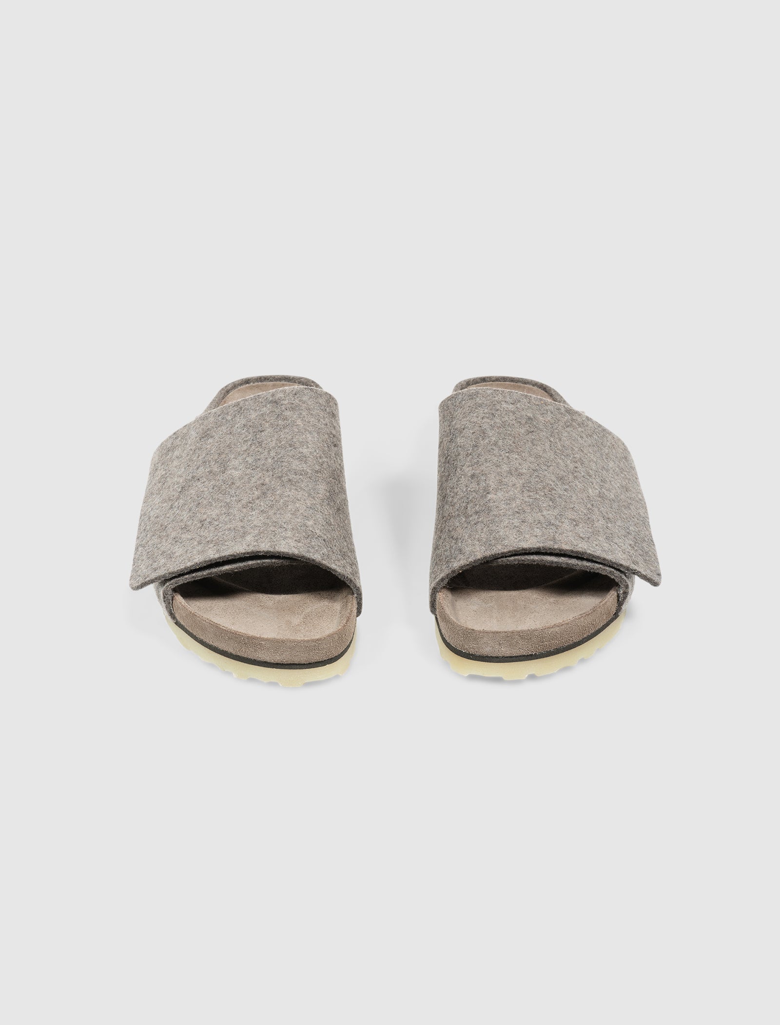 FEAR OF GOD X BIRKENSTOCK THE LOS FELIZ WOOL FELT ASH MELANGE – A Ma  Maniere