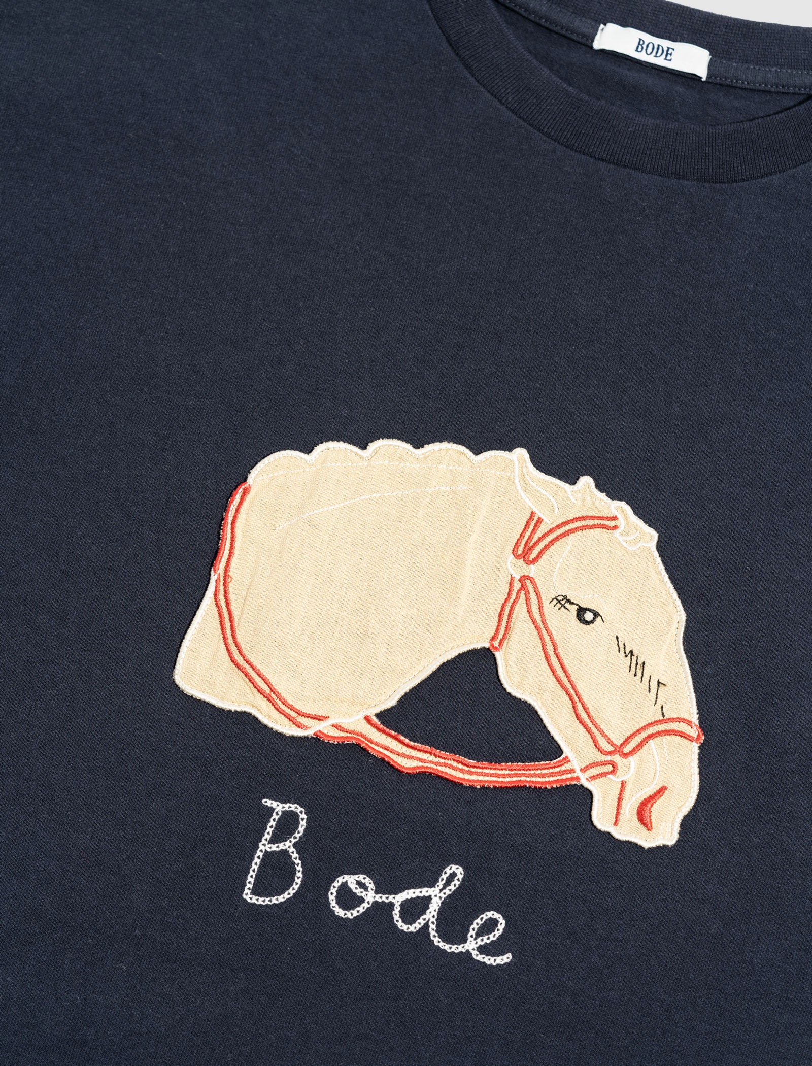 BODE NEW YORK PONY APPLIQUE TEE – A Ma Maniere