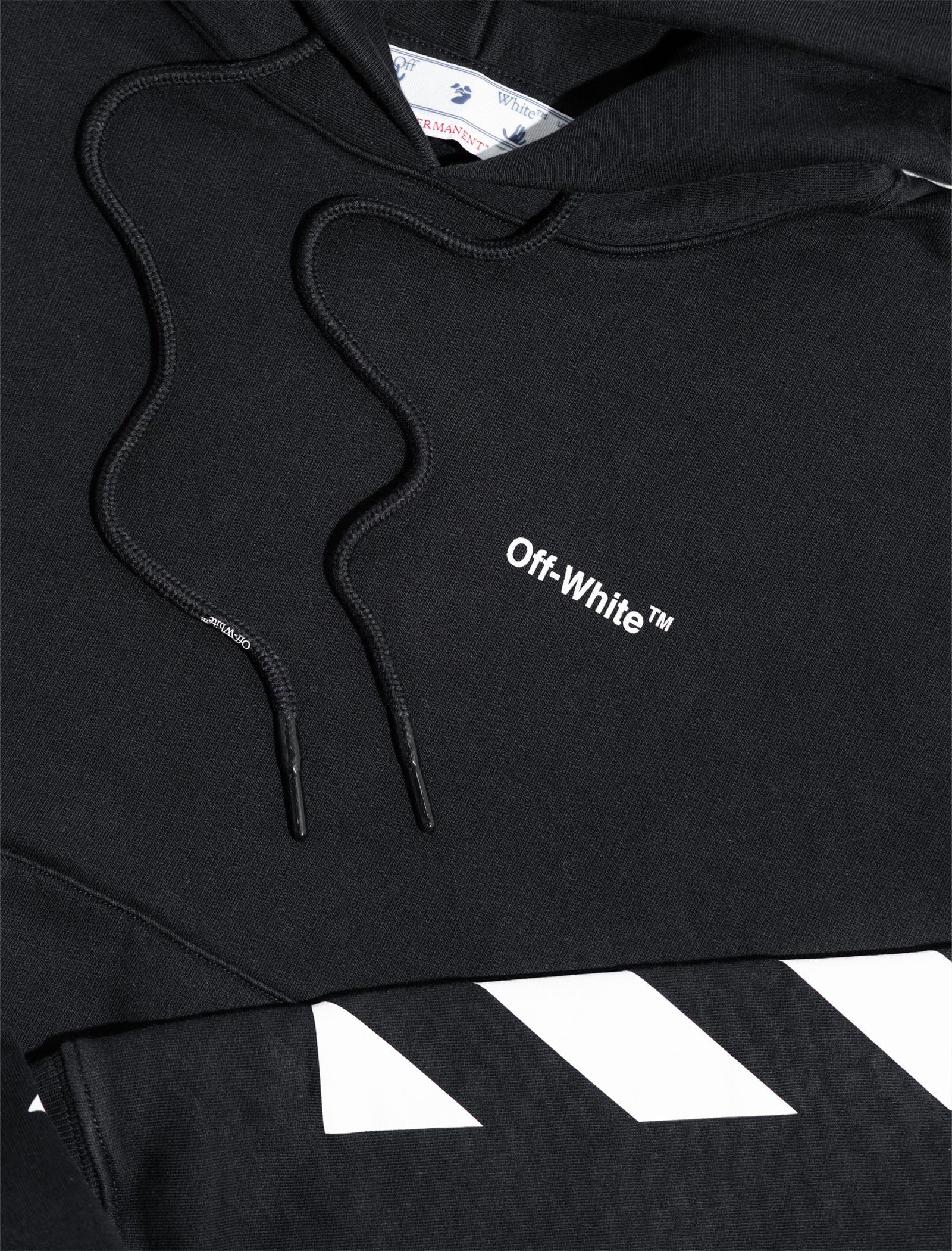 OFF-WHITE DIAGONAL HELVETICA HOODIE – A Ma Maniere