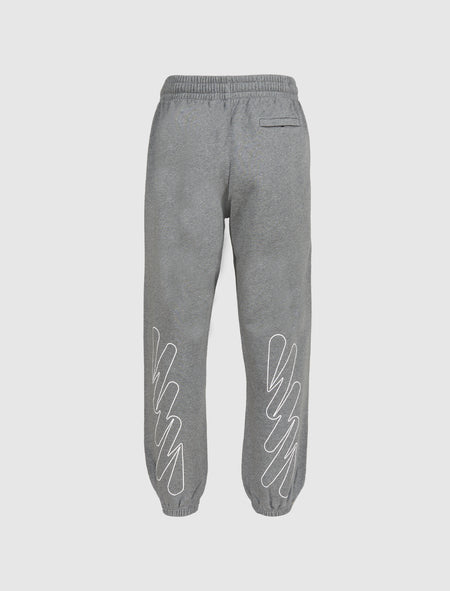 WAVE DIAGONAL SWEATPANTS